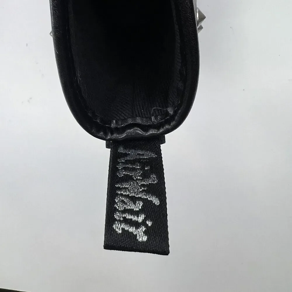 Dr. Martens 1460 Boots Wanama Studded Doc Black NEW Dr Mens Size 4 Womens Size 5